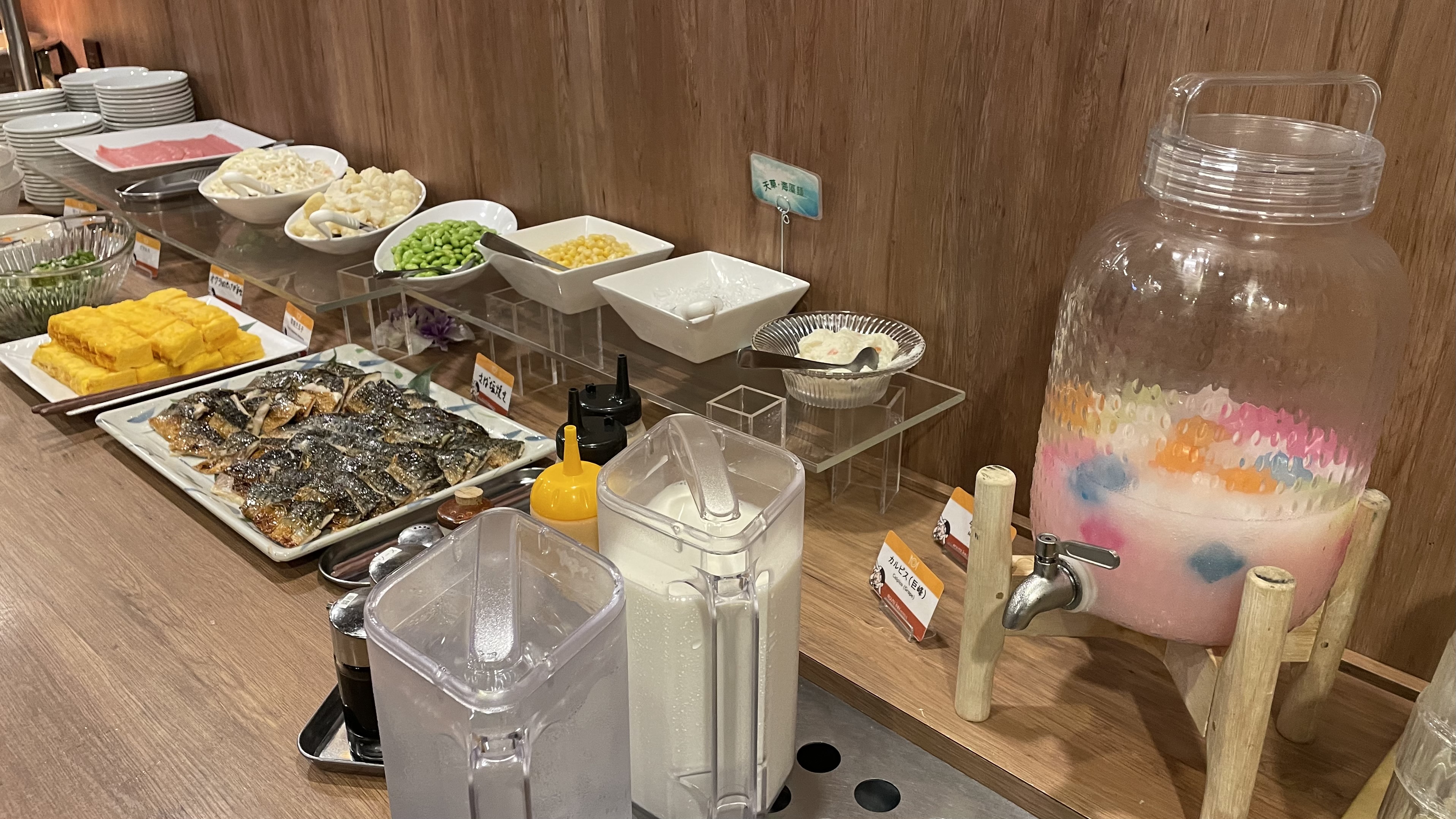 朝食風景