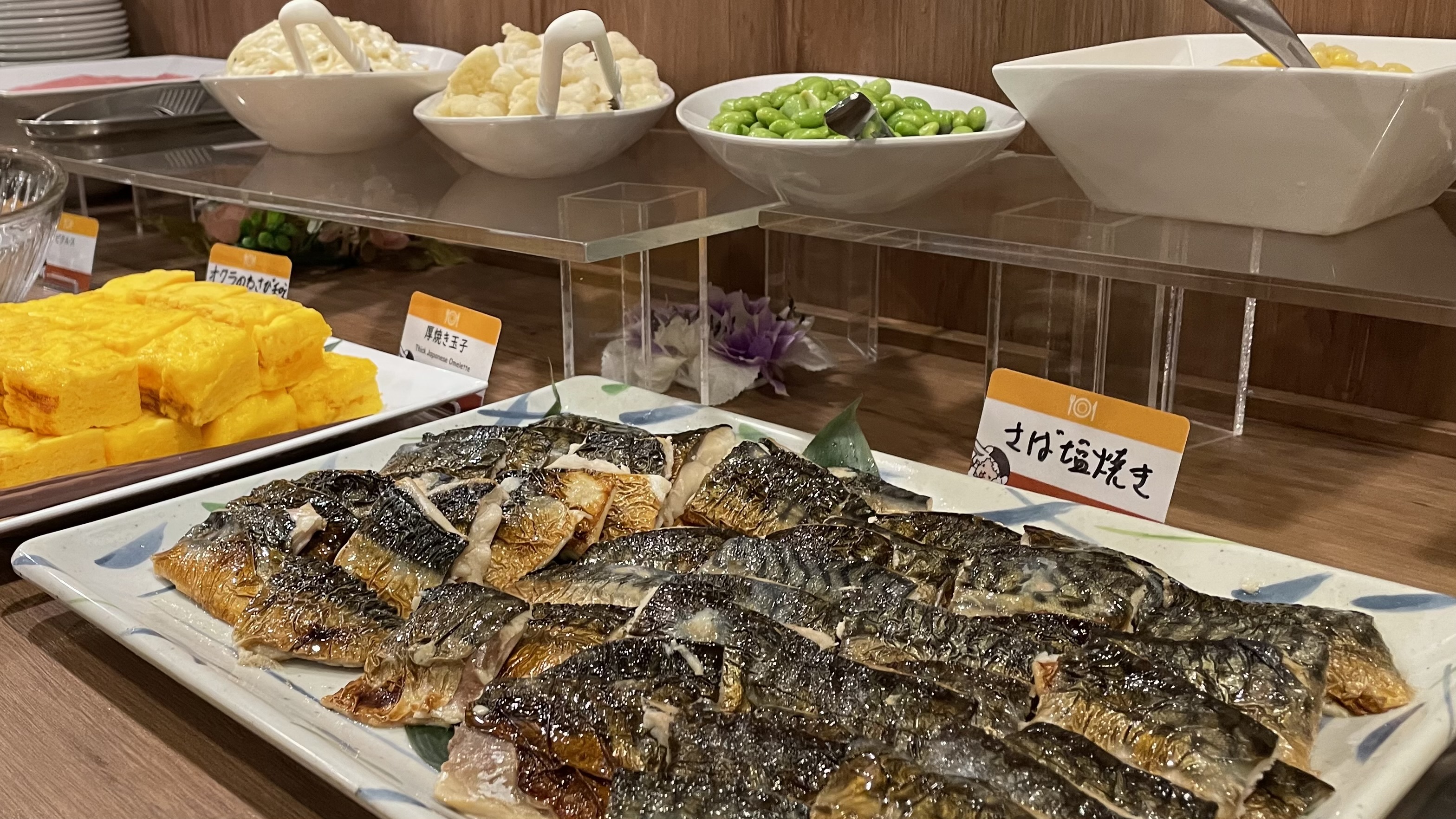 朝食風景