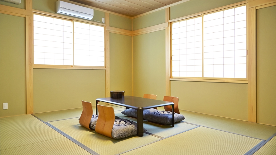 *お部屋一例*真新しい畳の和室でごゆっくりとお寛ぎください。
