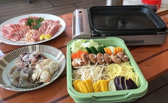 BBQセッティング