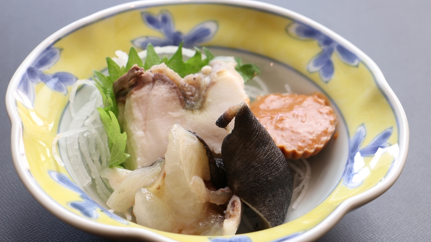 #お食事　～四季と移ろう逸品～冬の茨城の味覚・あんこうは自家製味噌とともに…