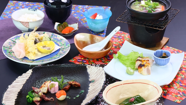 【直前割】直前予約で超お得！四季の会席を楽しむプラン◆1泊2食