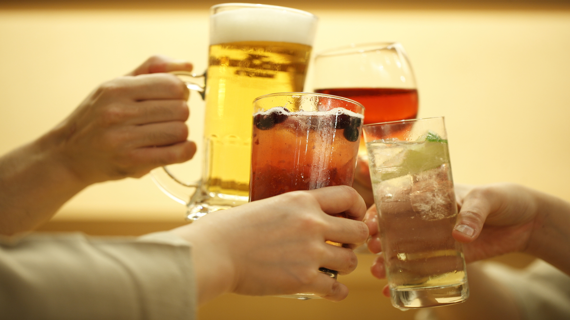 豊富な種類から選べる飲み放題付♪(レストラン食）