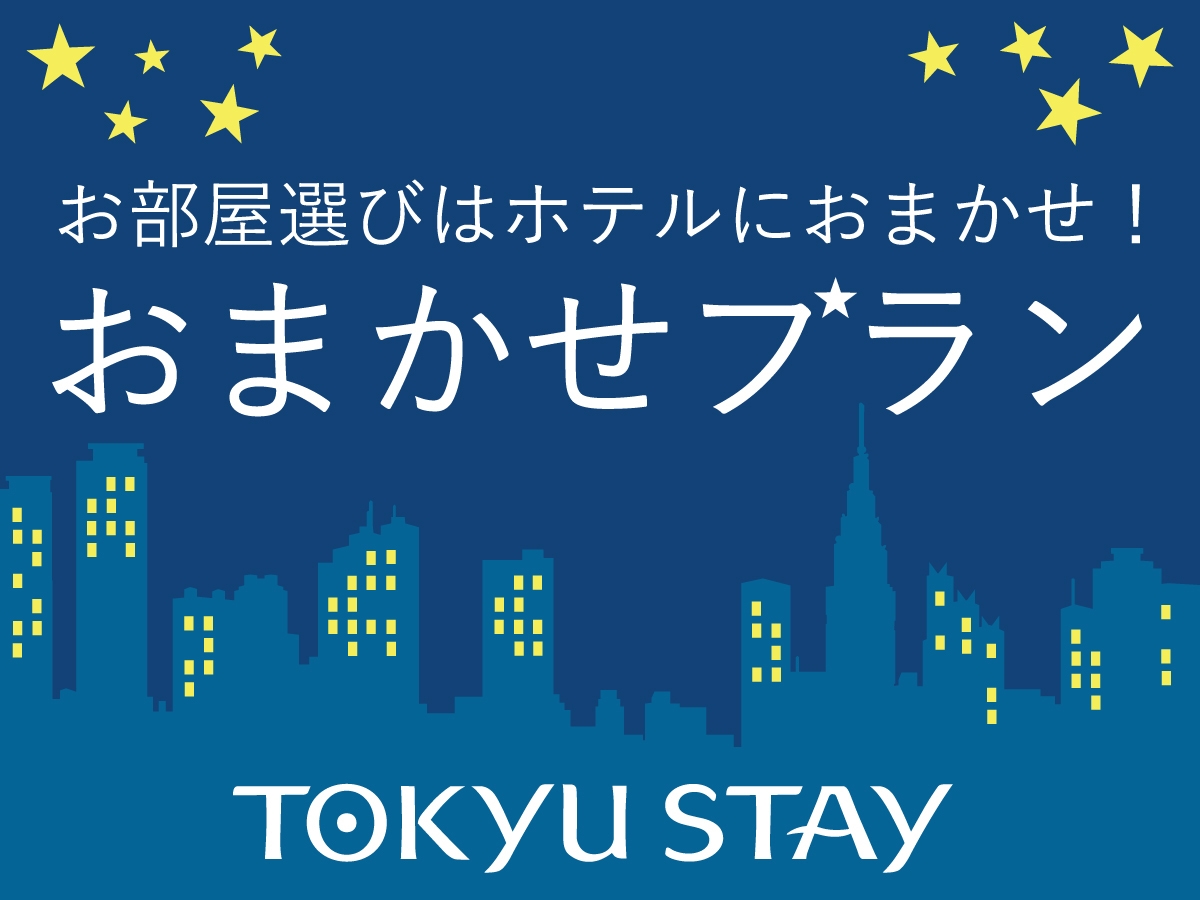 【WEB限定・20平米以上のお部屋】お部屋タイプおまかせプラン【2名】（朝食付）