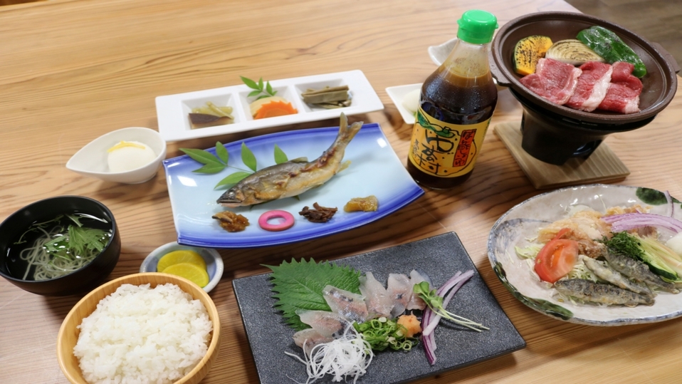 【期間限定☆2食付】ぽん酢しょうゆ40周年記念！馬路温泉の特別会席〜ぽん酢プレゼントするきね〜