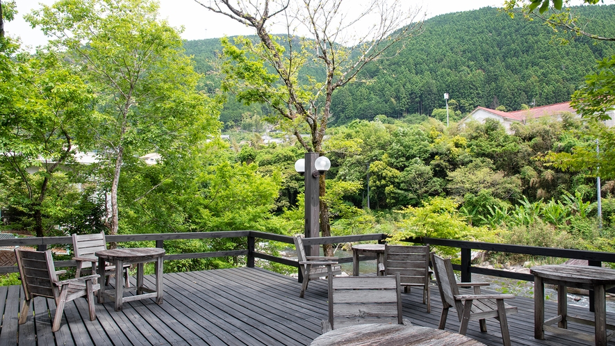 *【別館テラス】別館ご宿泊者共用のテラス