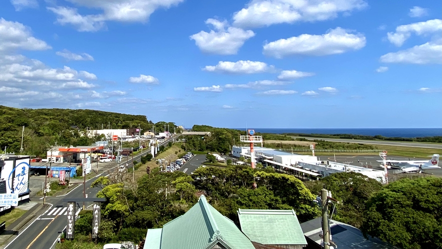 屋上からの眺め（空港すぐ側 徒歩１分）