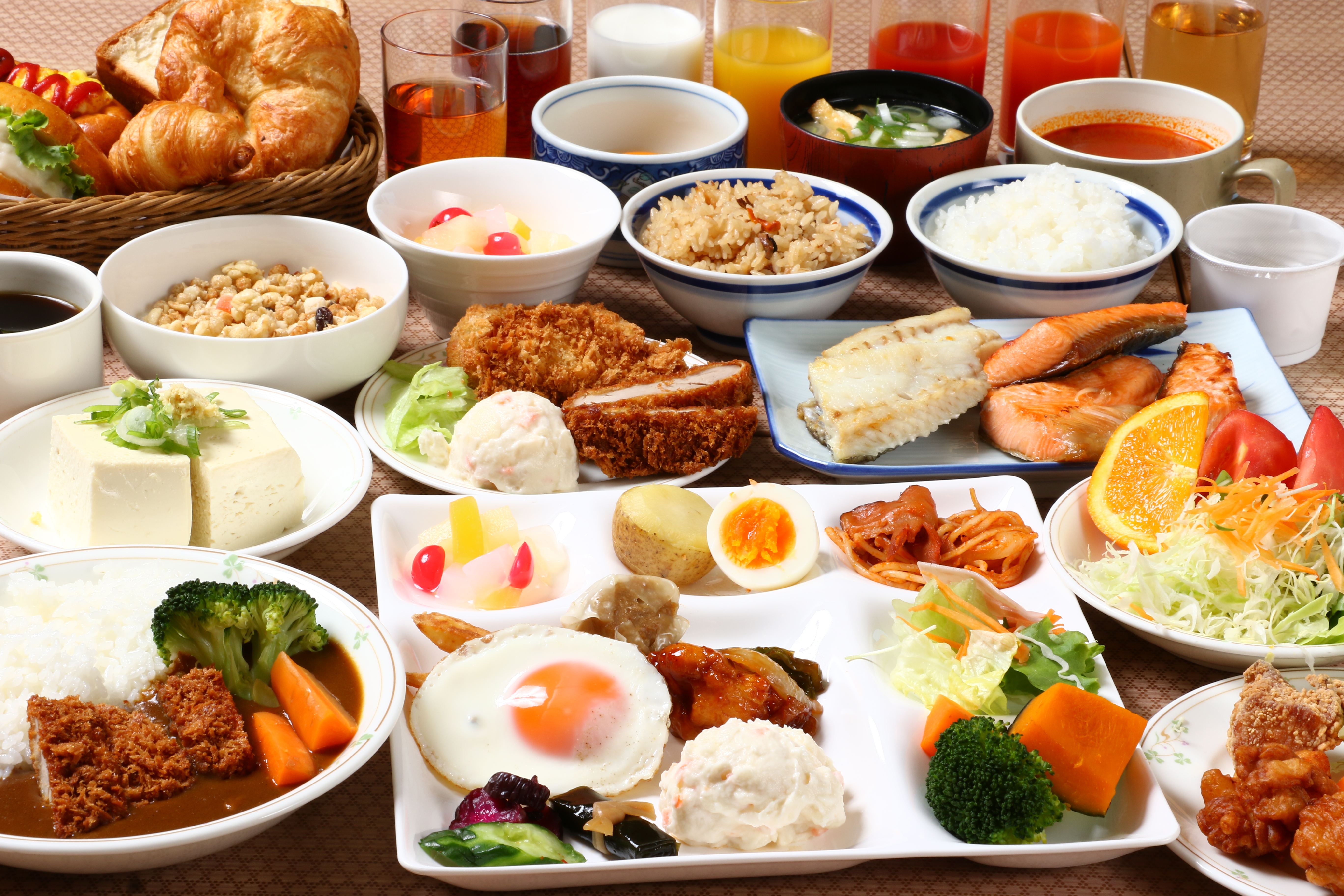 釧路ロイヤルインの朝食バイキング