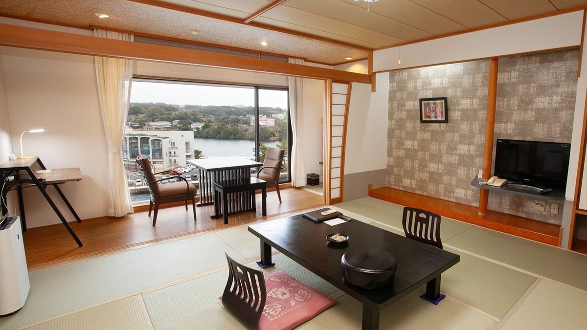 【海が見える港向きの和室】ゆっくり寛ぐのにちょうど良い和室タイプ