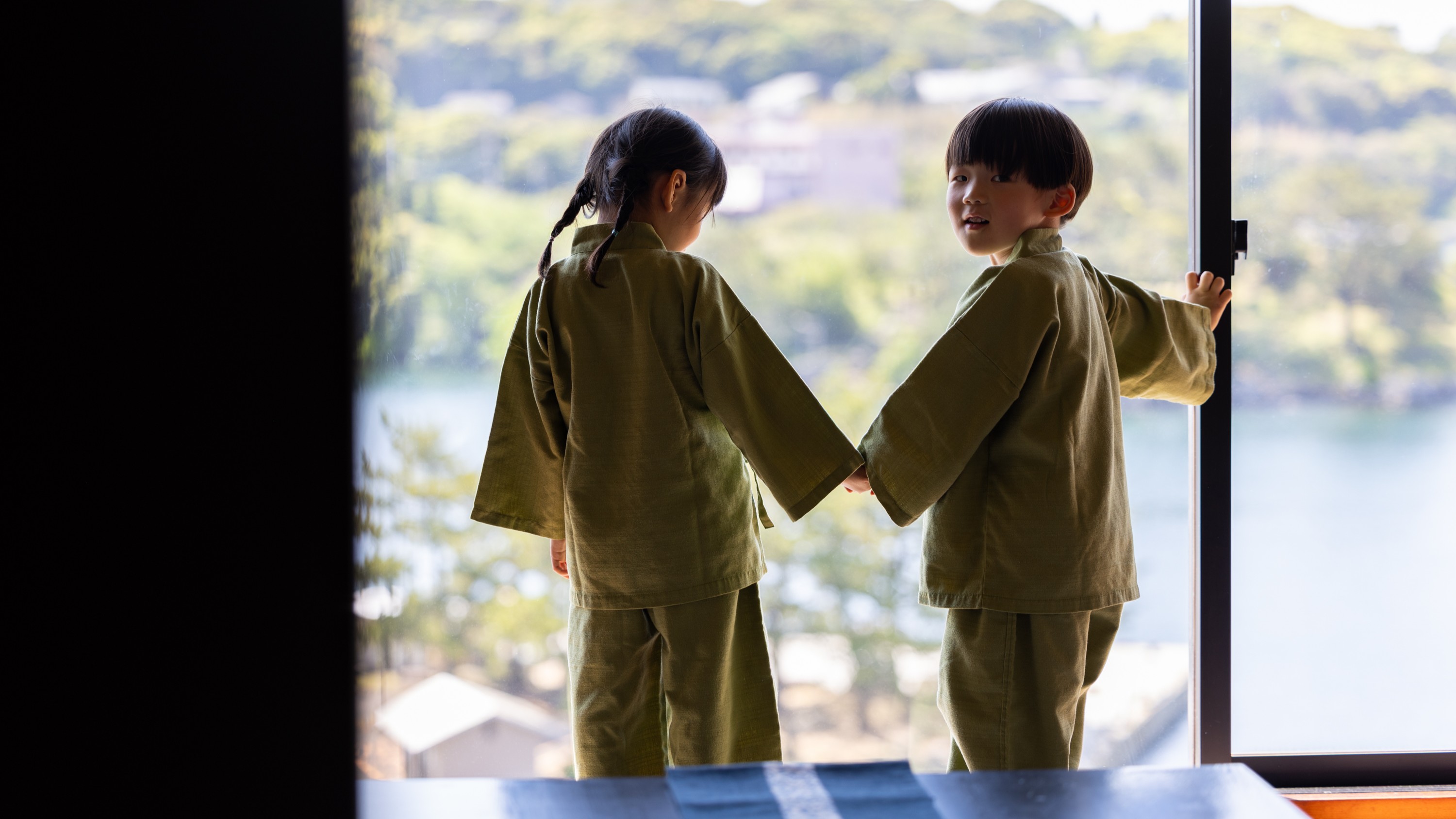 【お子様館内着】お子様に小さな作務衣、子ども浴衣をご用意
