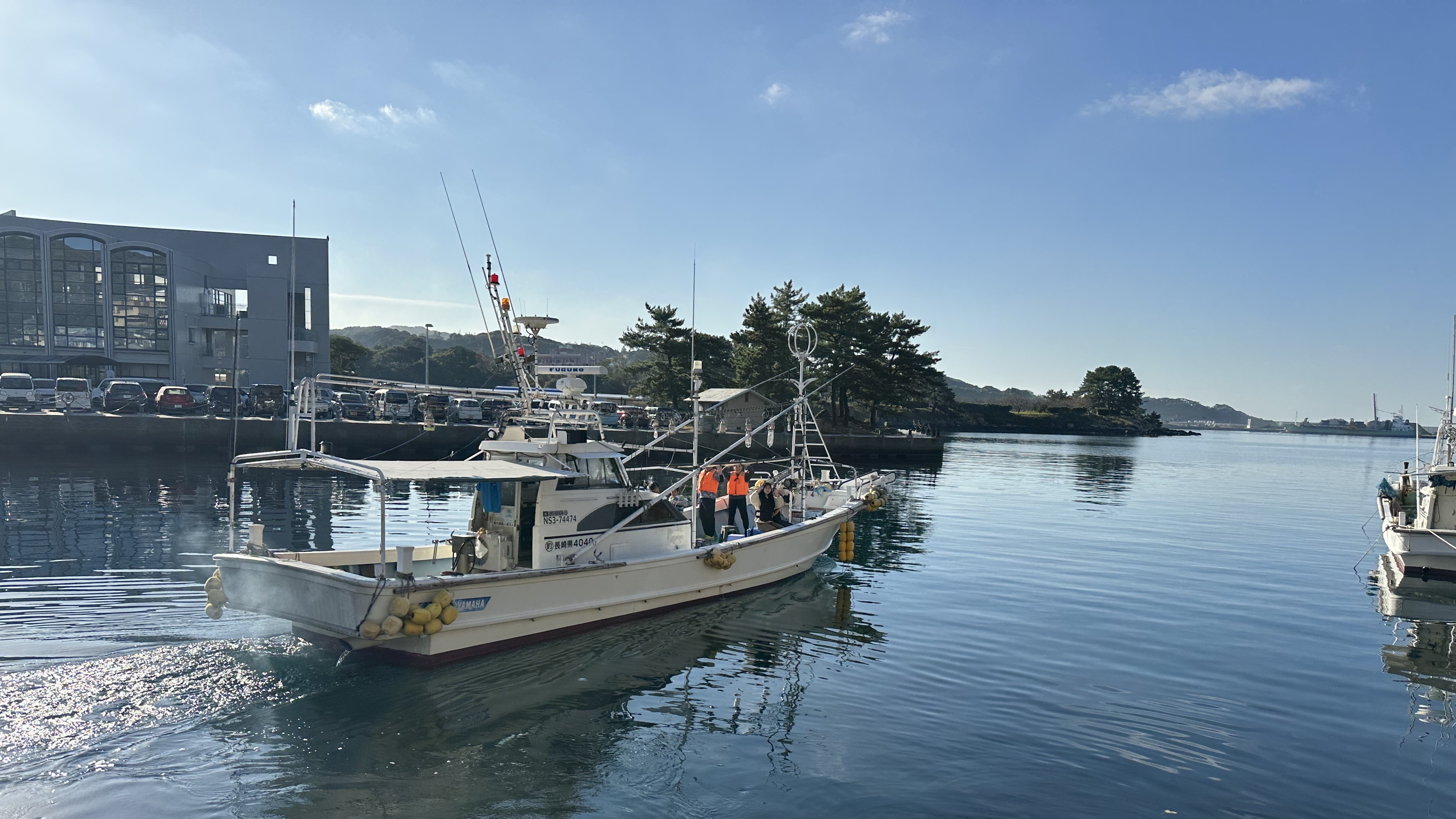 【船釣りプラン】ビューホテル壱岐の目の前の港から出港するからとっても便利♪