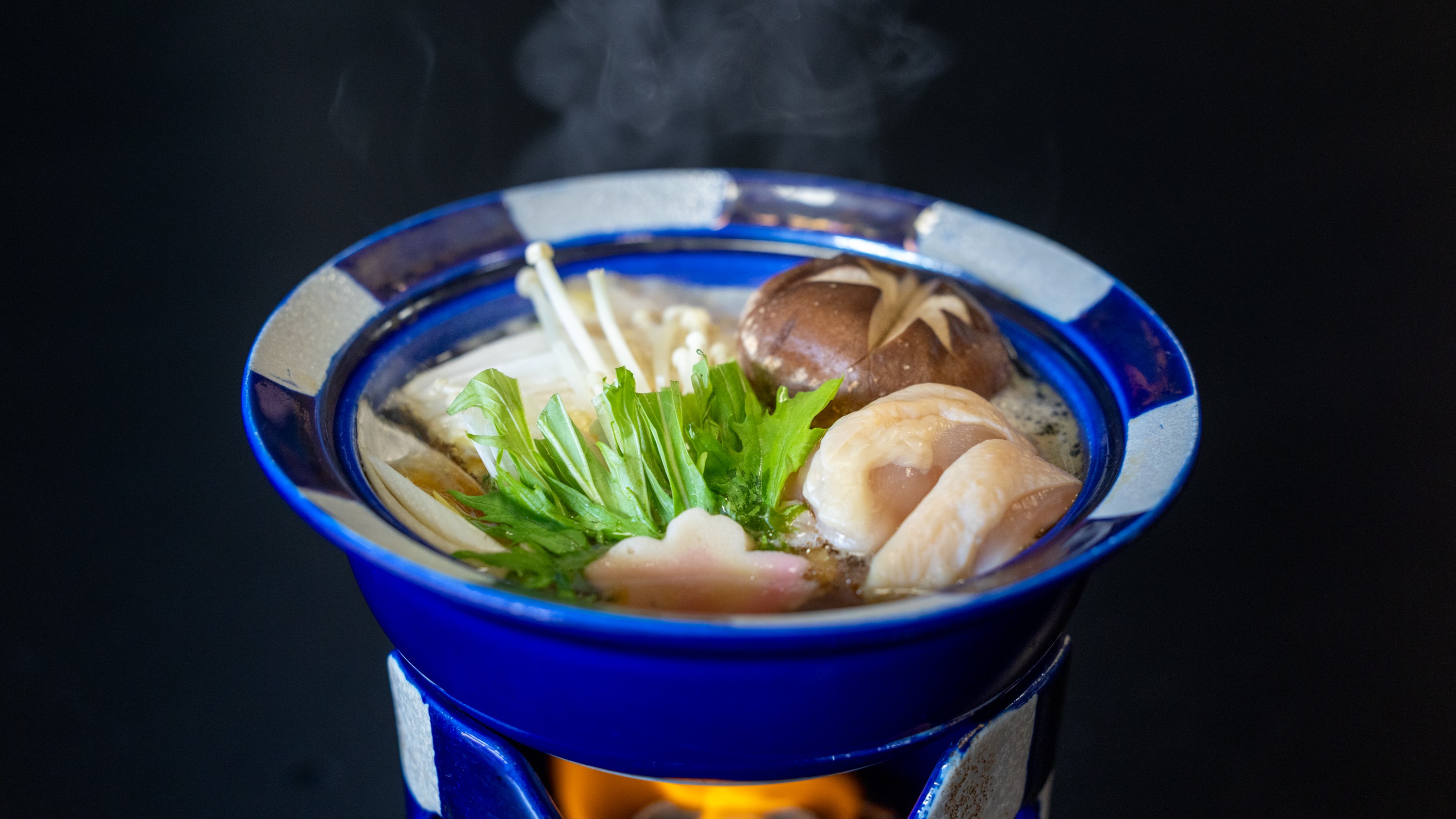 【鍋物】壱岐の郷土料理 地鶏鍋「ひきとおし」ここにそうめんを入れて食べるのが島の味