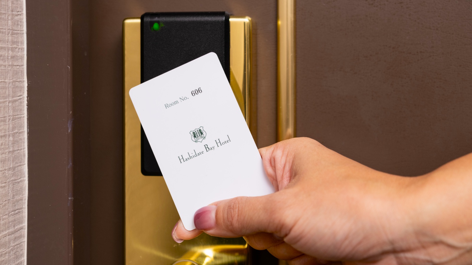 お部屋はカードキータイプなのでセキュリティーも安心