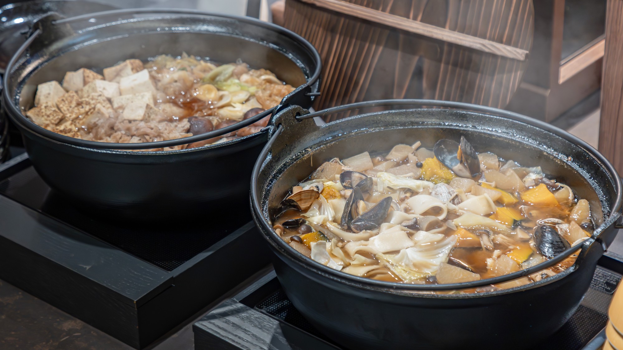 夕食ビュッフェ一例（2026年リブランドOPEN）