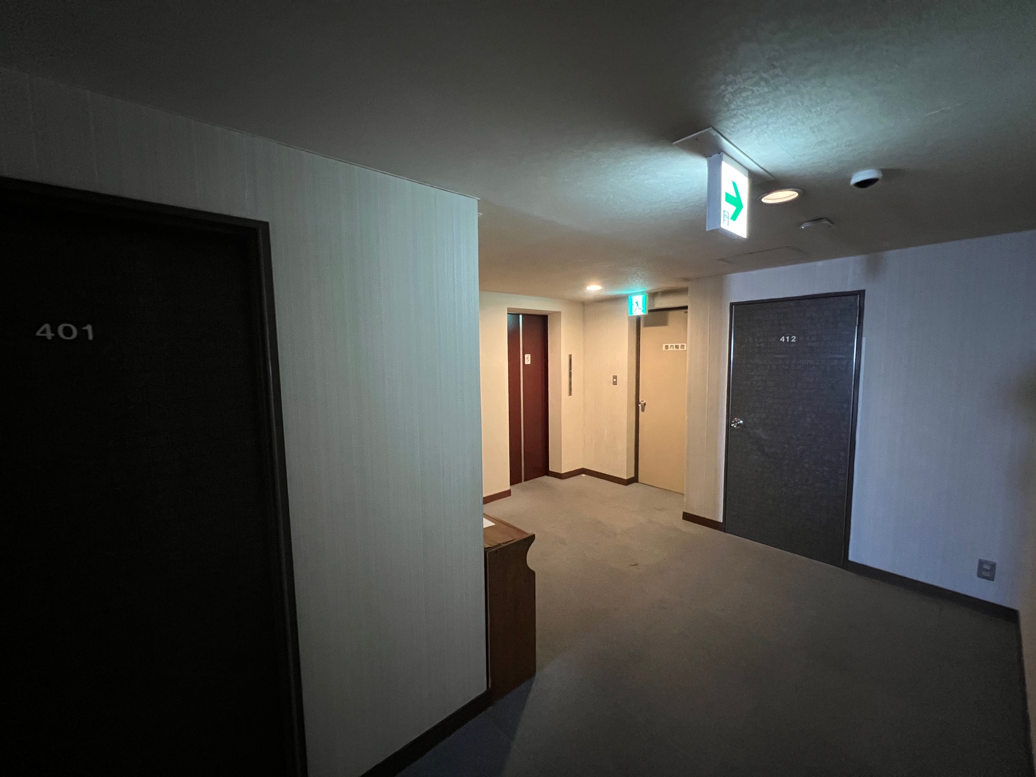 【ワケあり】理由④：3～5Fエレベーターホール付近のx01号の部屋です。