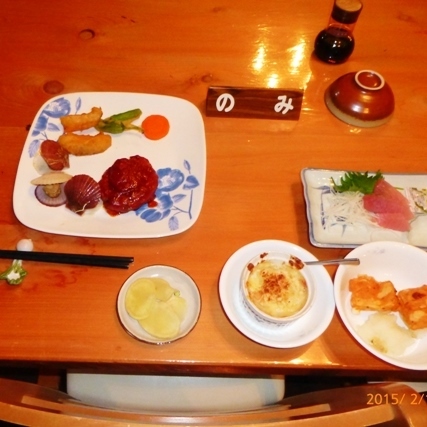 An example of dinner
