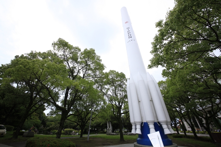 宮崎科学技術館：H1ロケット実物大模型