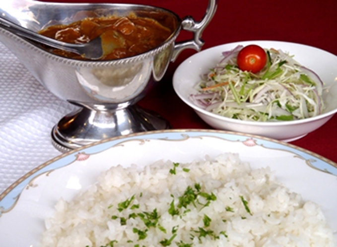 朝食「カレーセット」