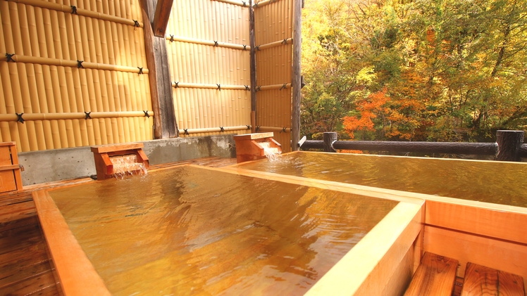 日光満喫！≪とちぎ和牛の陶板焼き≫を堪能☆〜渓流を眼下に四季を魅せる露天風呂を独り占め！〜
