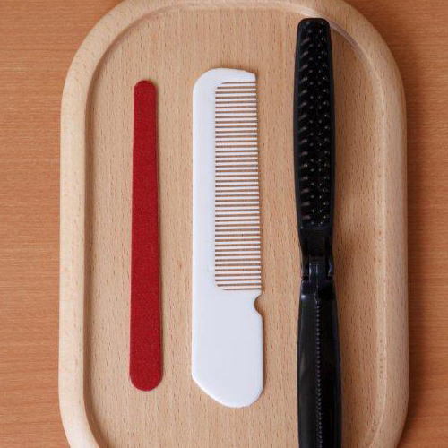 As much as you need [comb etc.]