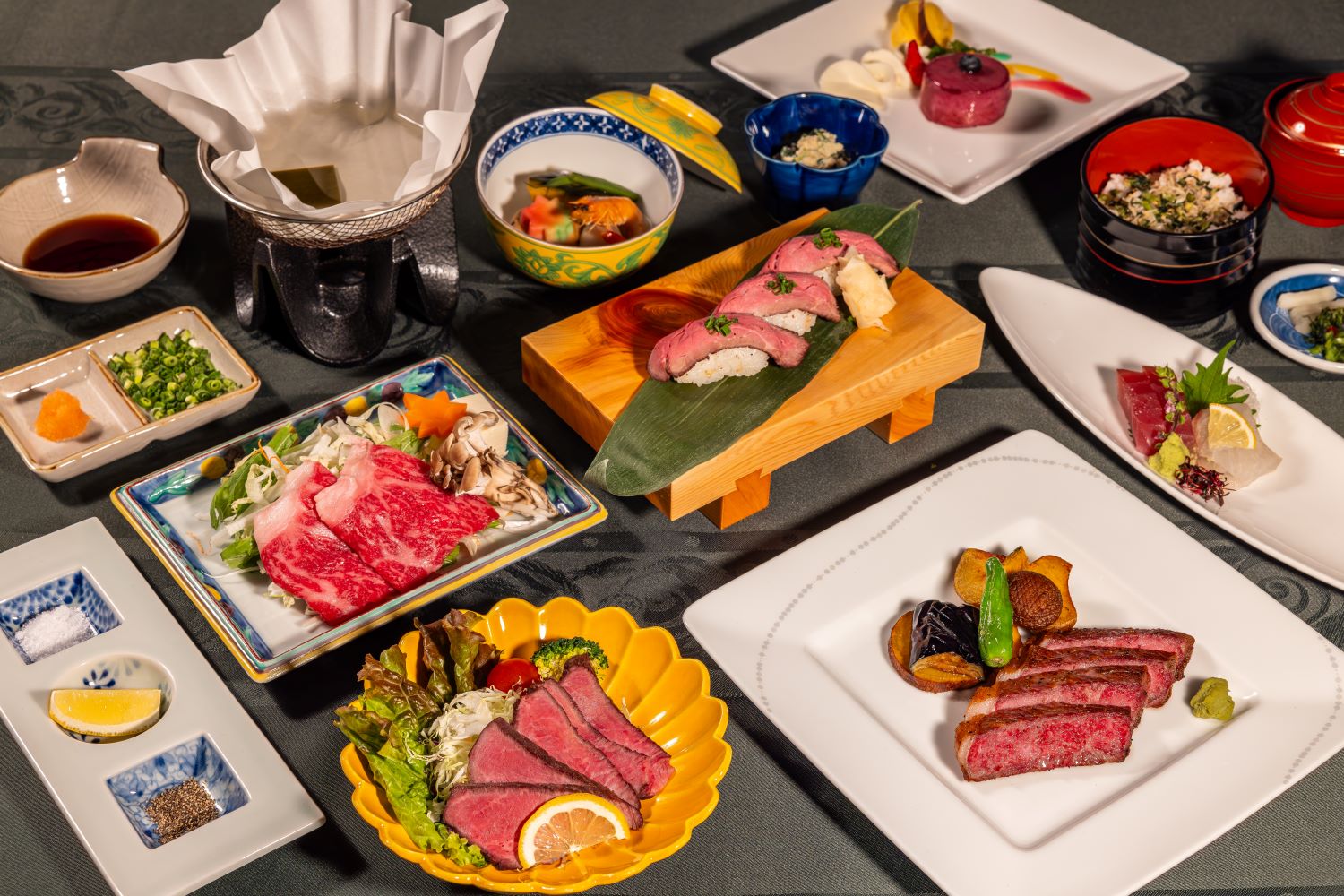 お夕食知多牛尽くし会席
