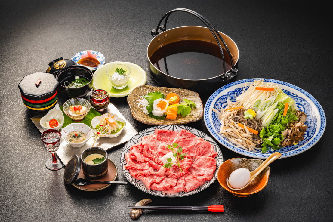 早期割10％OFF【個室食】◆岡山ブランドなぎビーフ◆全国大会2位の和牛・なぎビーフすき焼き