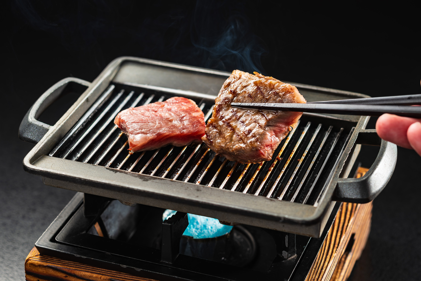 早期割10％OFF【個室食】岡山和牛でグレードアップ「和牛ステーキ＆日本酒蒸篭蒸し」好評ステーキ会席