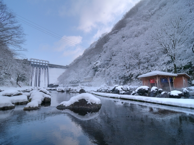 砂湯（冬）