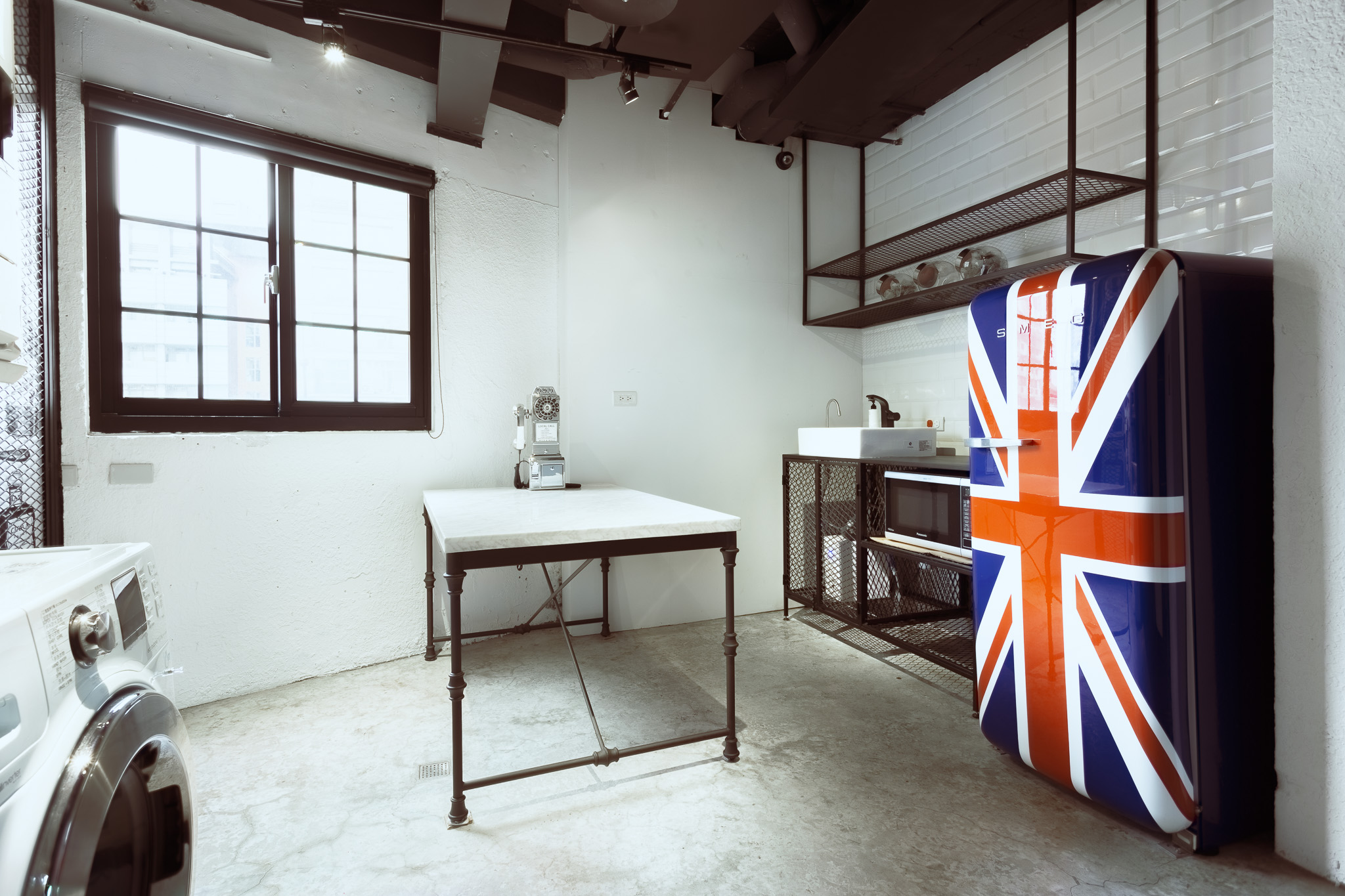 電子レンジ、ランドリー(洗剤)無料利用可能