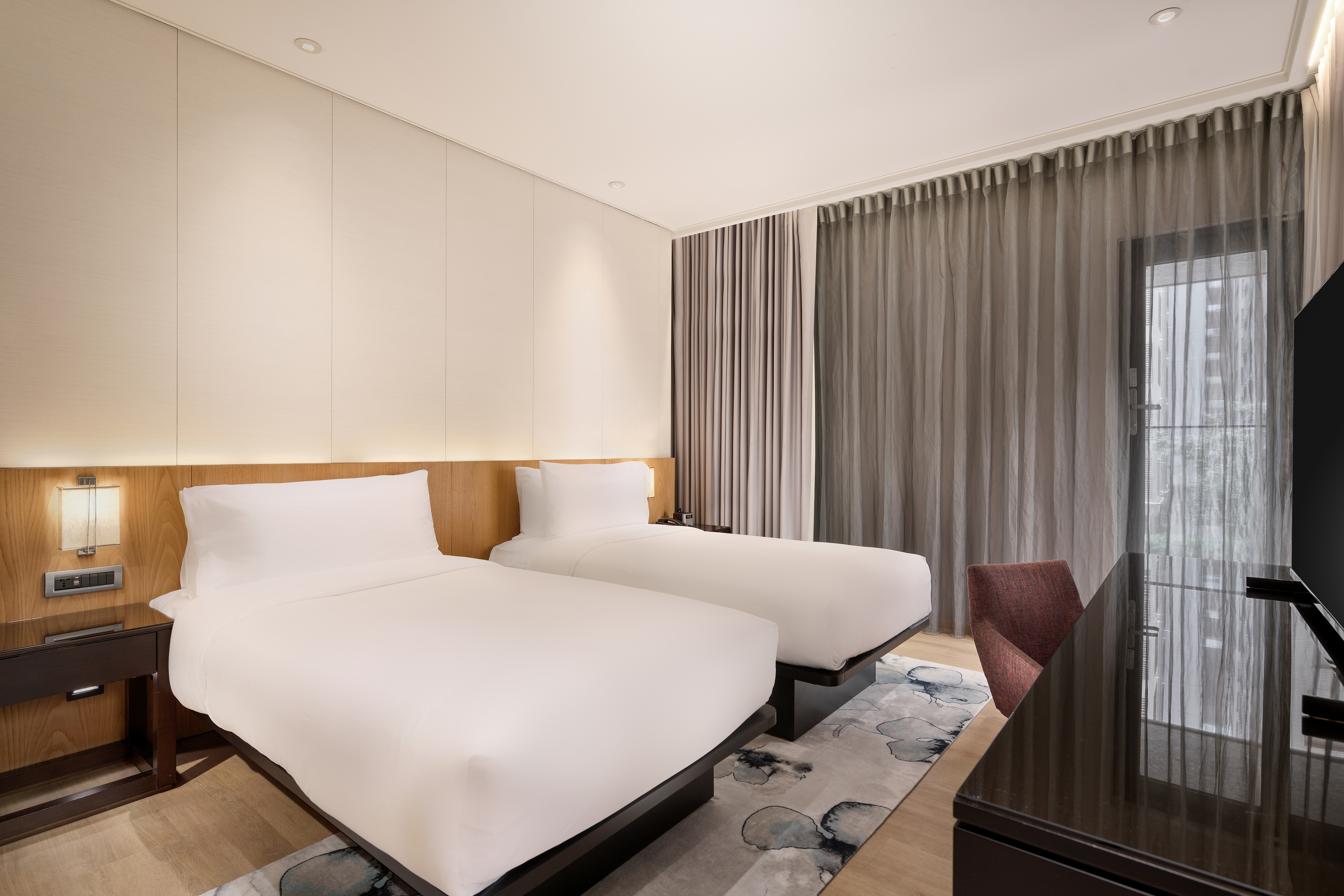 Aloft Room シングルベッド2台