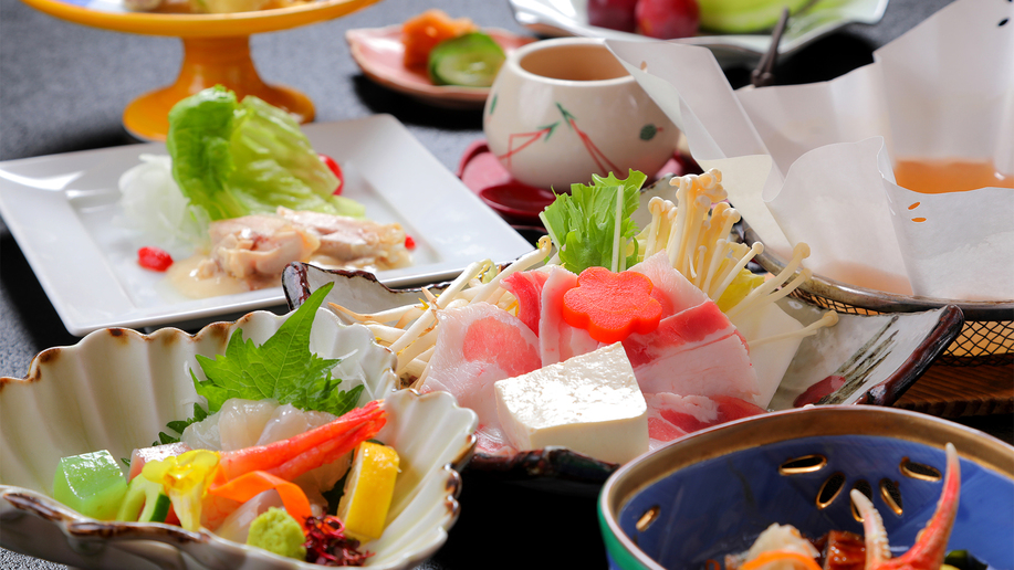 【スタンダード】＜オリジナル鍋ｏｒ御膳＞選べる夕食♪地元食材使用のお手軽コース☆