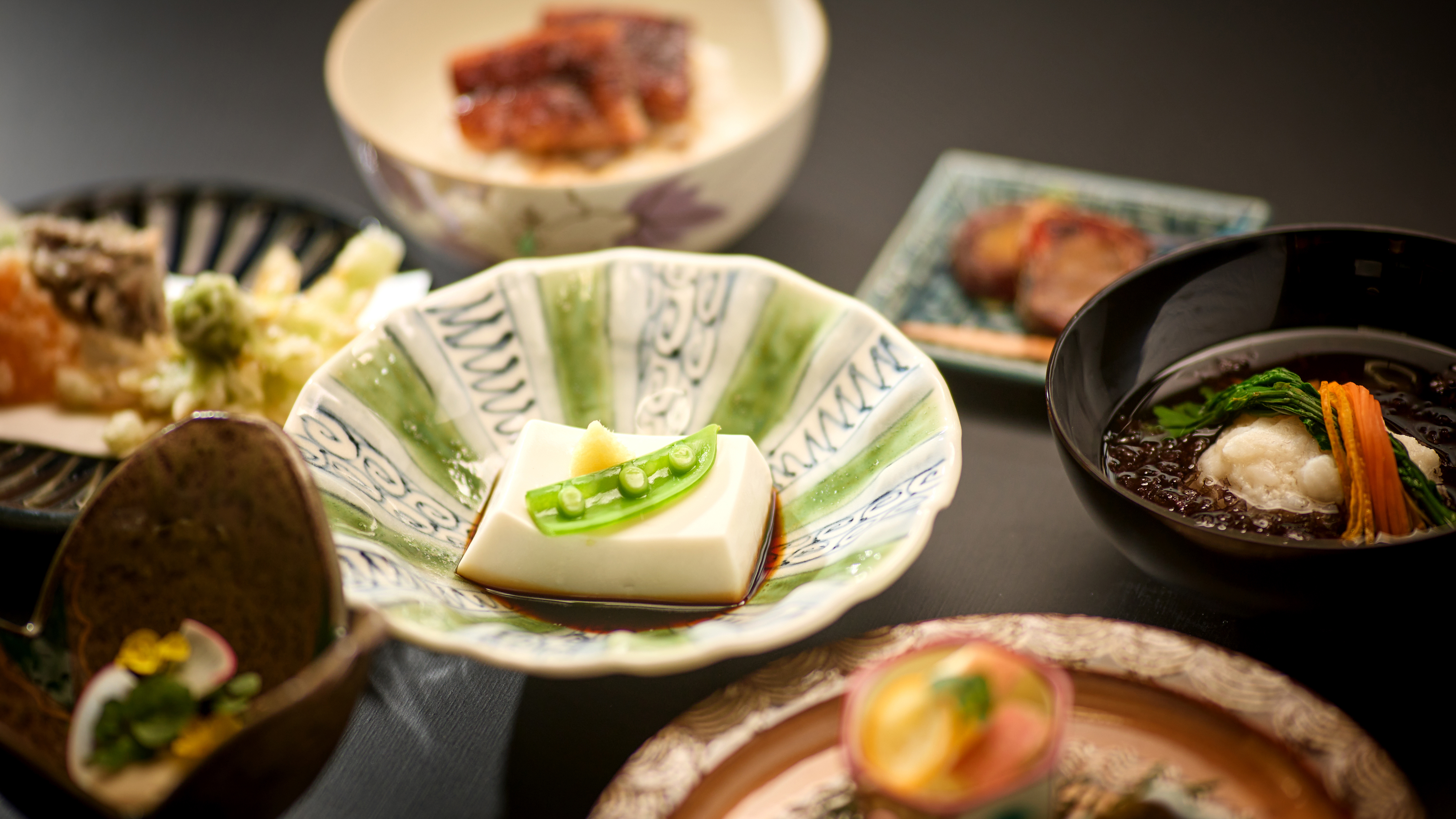 胡麻豆腐など