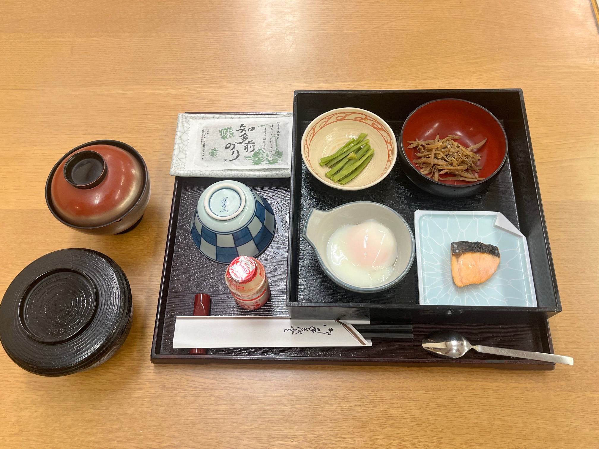 朝食一例（税込み５００円）6:30~9:00迄