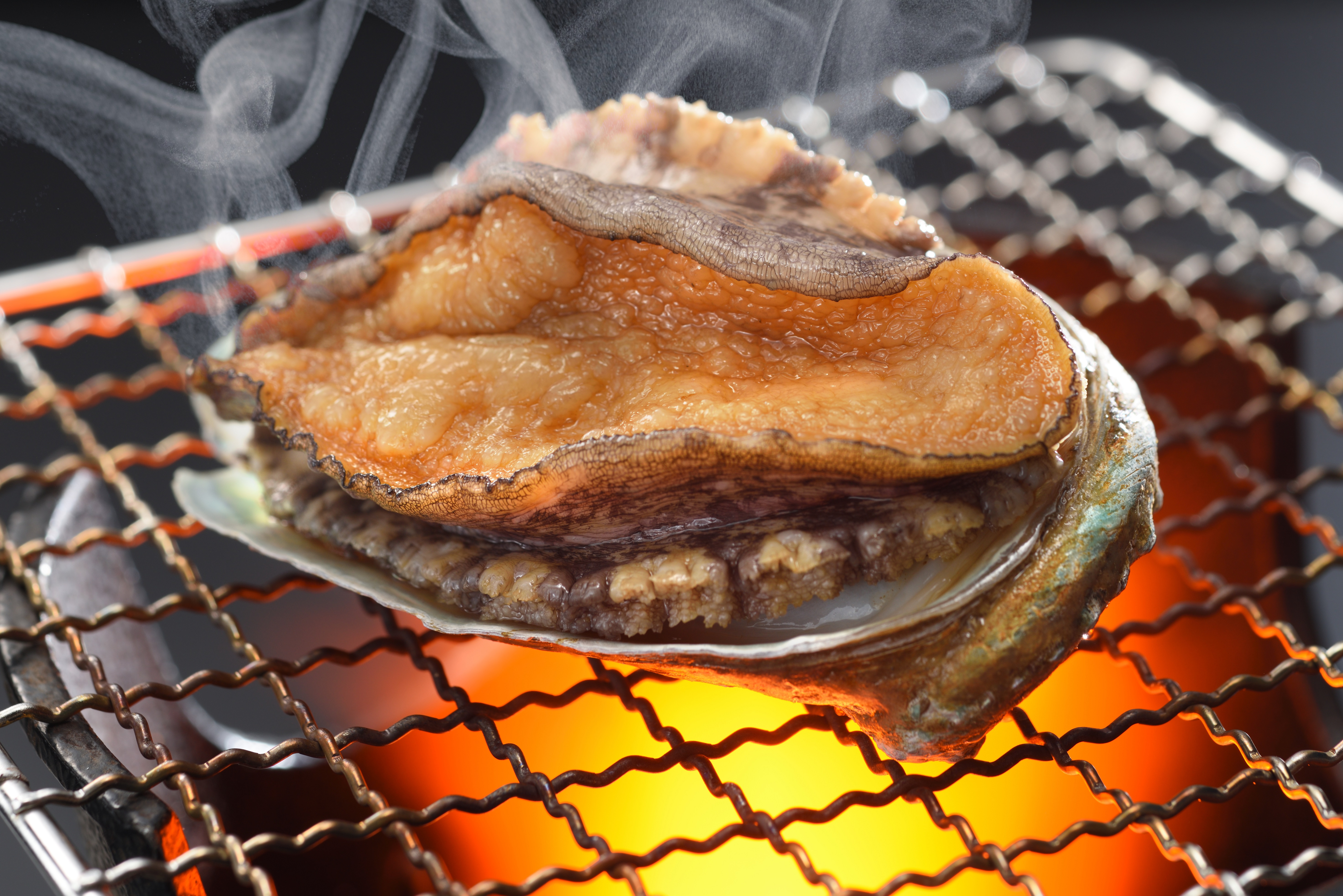 アワビの踊焼きイメージ（プラン特典）