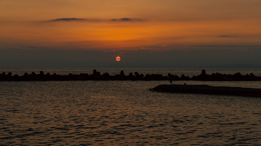 日本一と名高い西伊豆の夕景