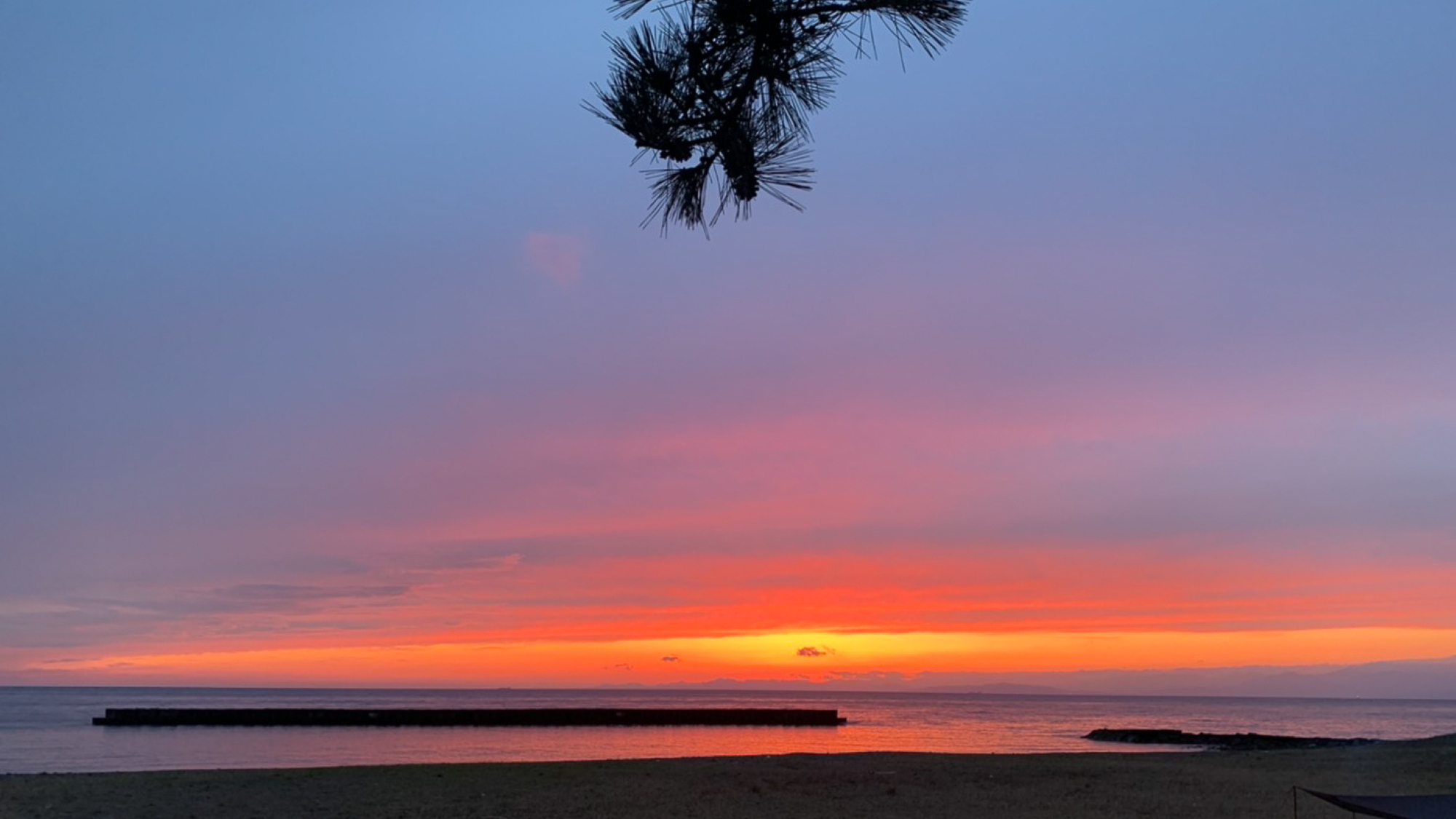 日本一と名高い西伊豆の夕景