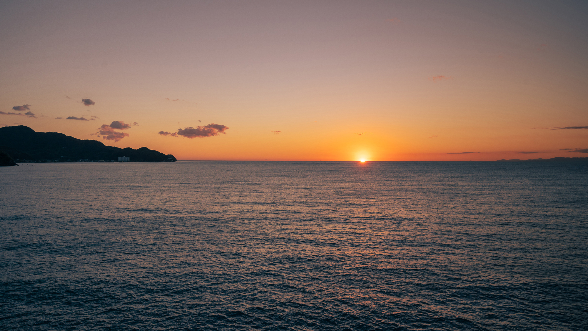 日本一と名高い西伊豆の夕景