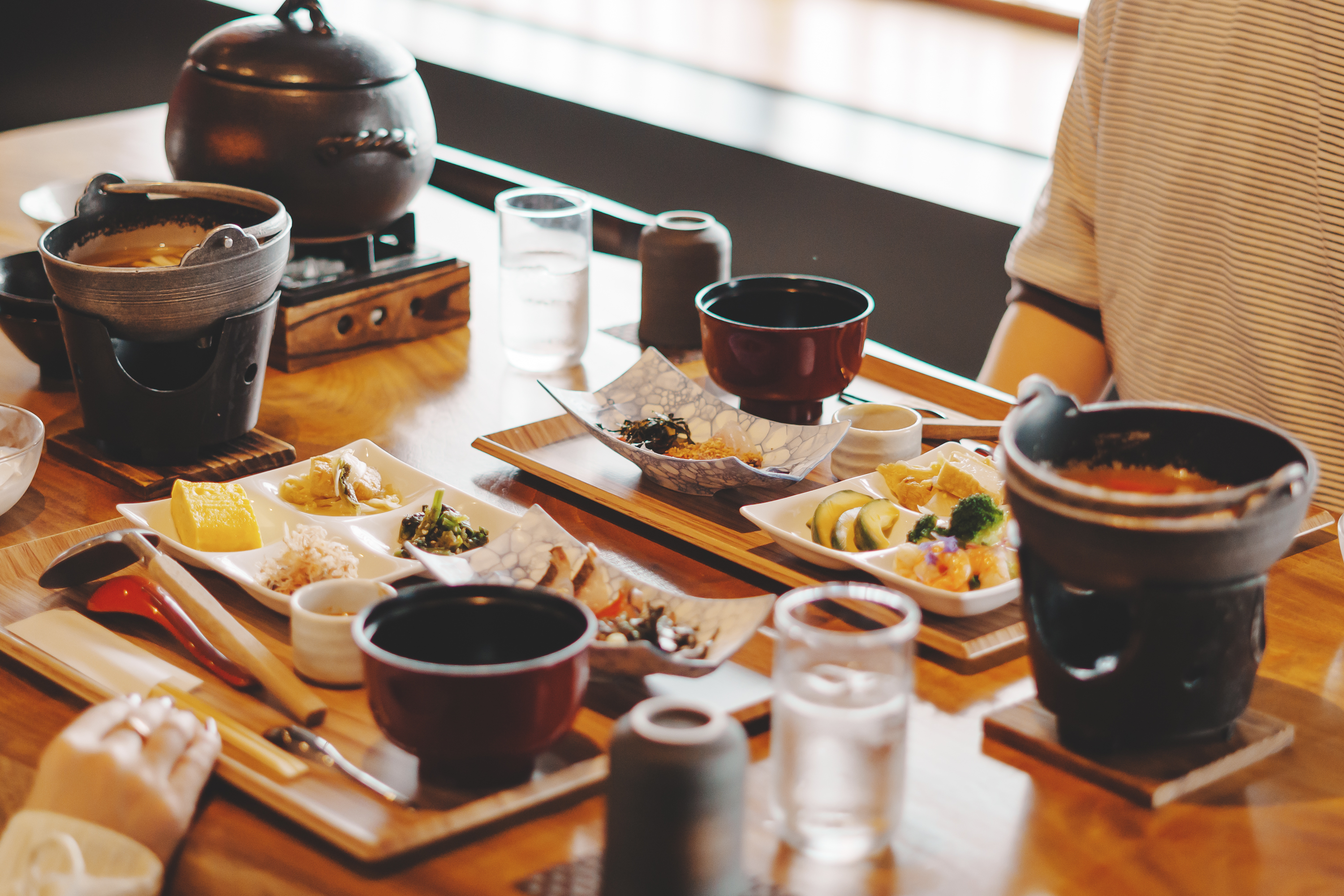 丁寧な和朝食