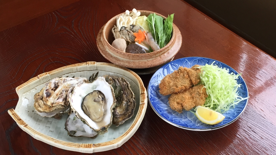 *【牡蠣料理】生ガキ、カキ鍋、カキフライ♪