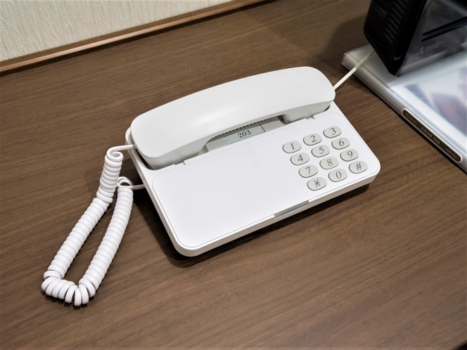 室内電話機内線電話のみ可外線発信、外線からの取次ぎ不可。