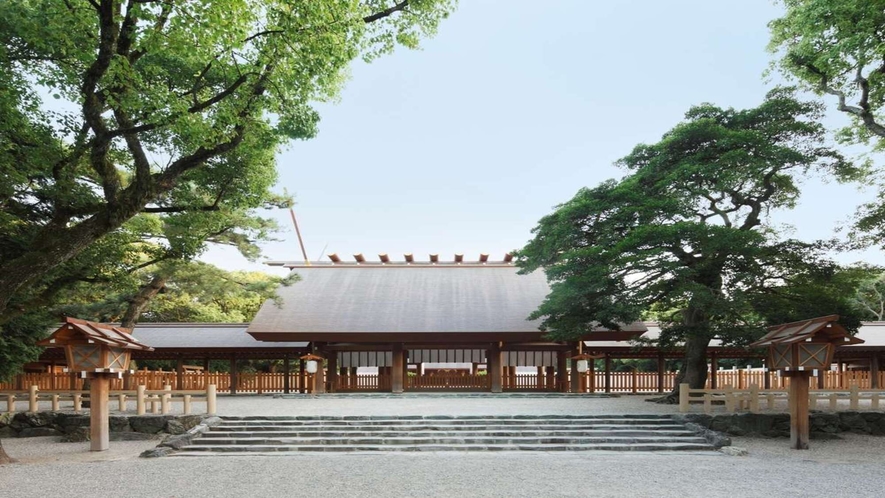 【熱田神宮】三種の神器の一つ草薙神剣の御鎮座に始まる由緒、祭典等ございます。