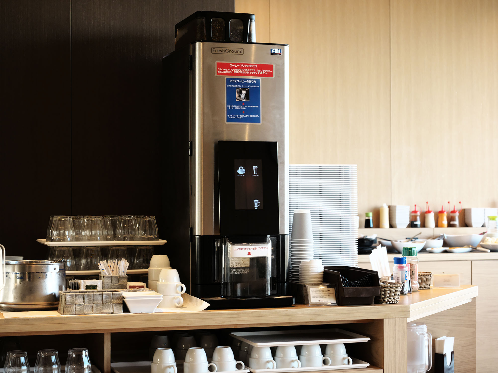 朝食（ドリンクコーナー）