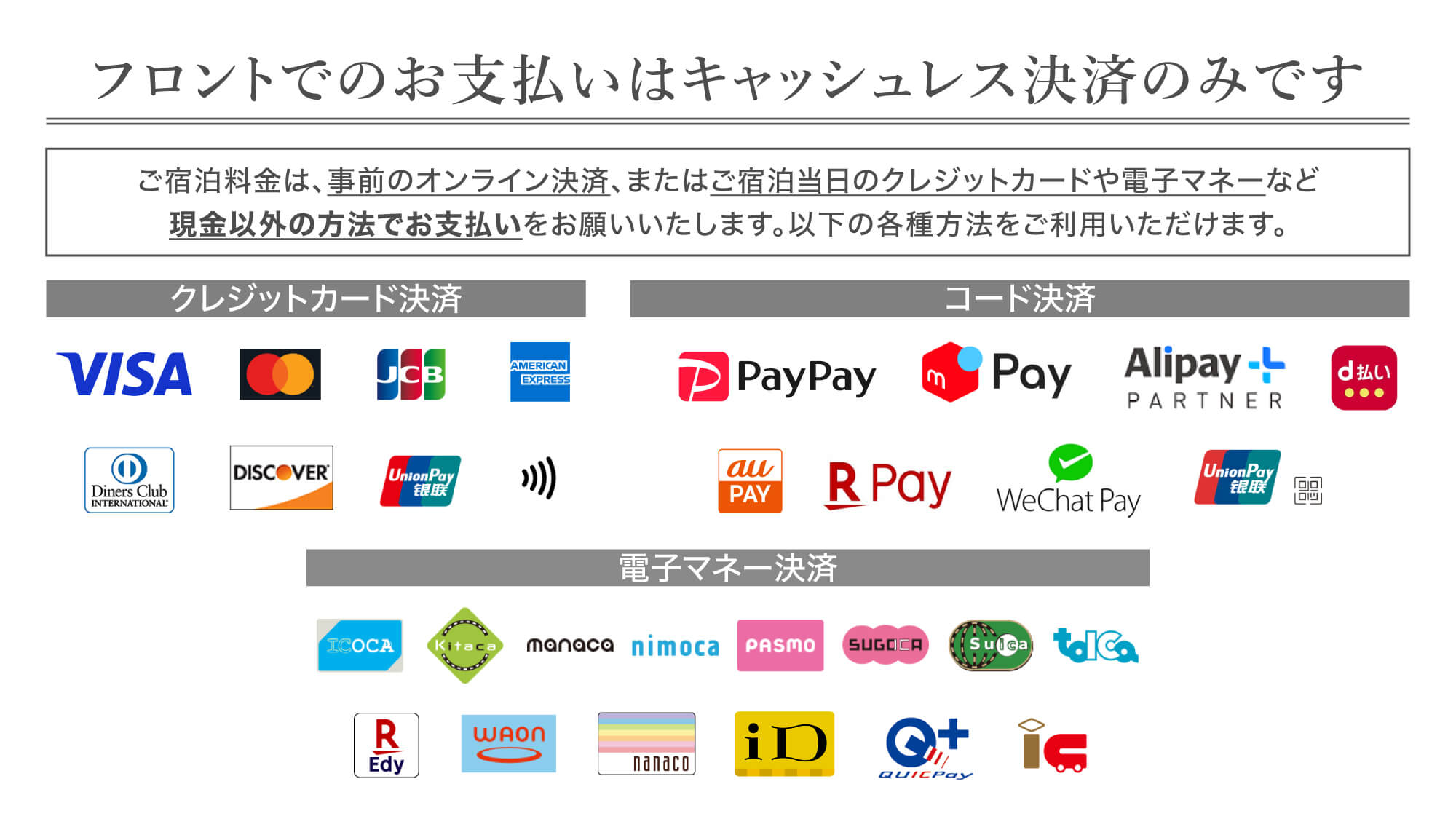 キャッシュレス