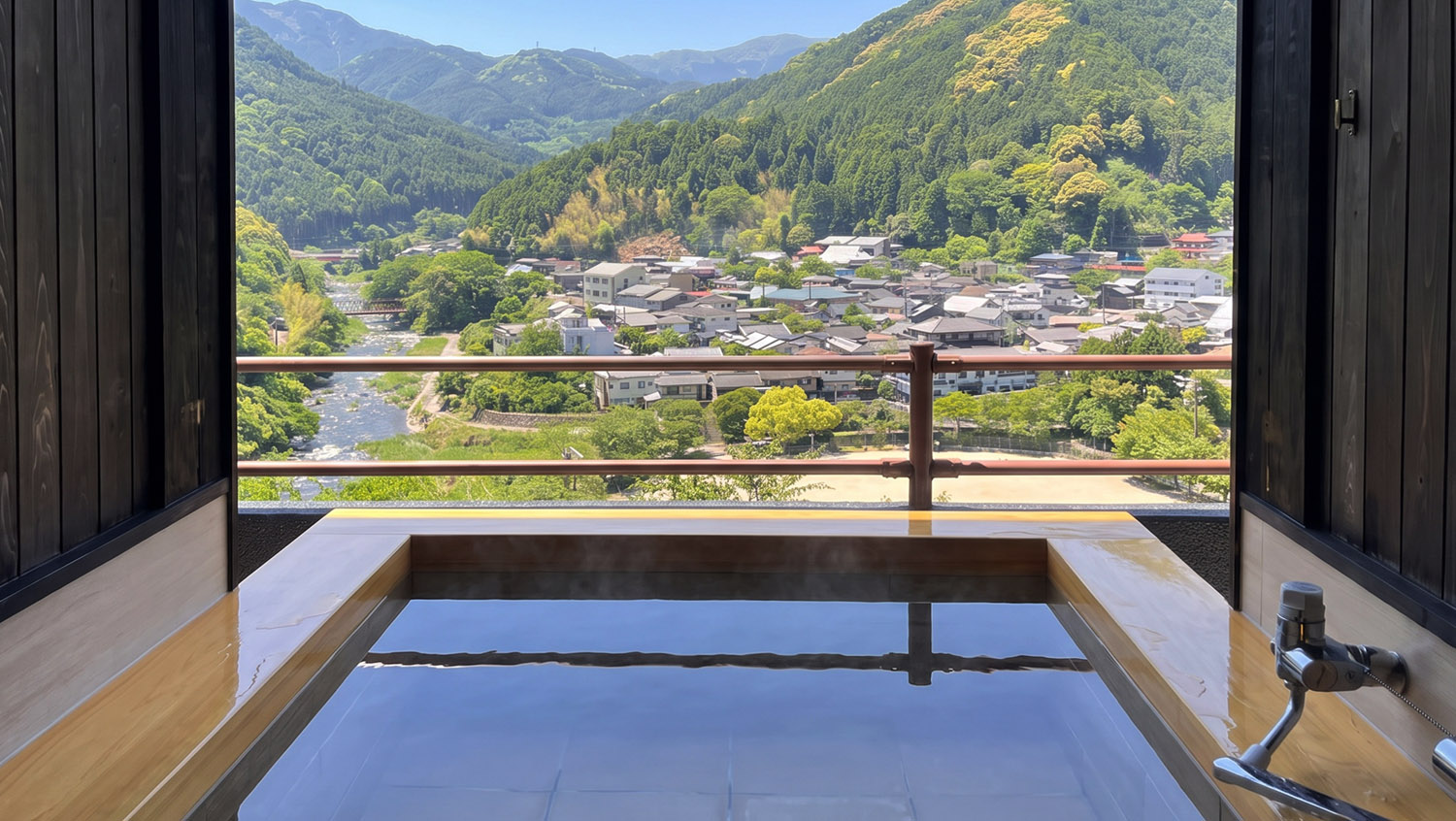 松の間 露天風呂