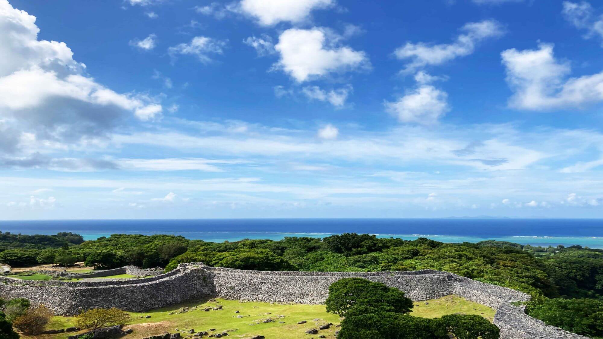 【今帰仁城跡】当館から車で約14分