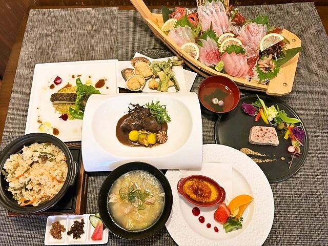 春大山　息吹の幸　「山菜」お試しフルコースディナー　(2025年4月〜)
