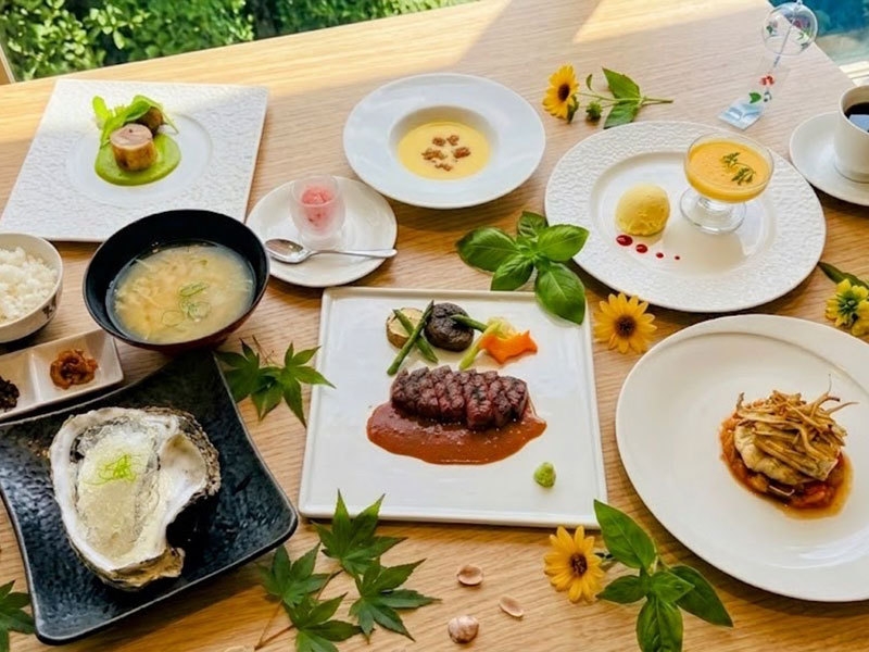 夏の極みコース「夏貝と鳥取和牛の極み」