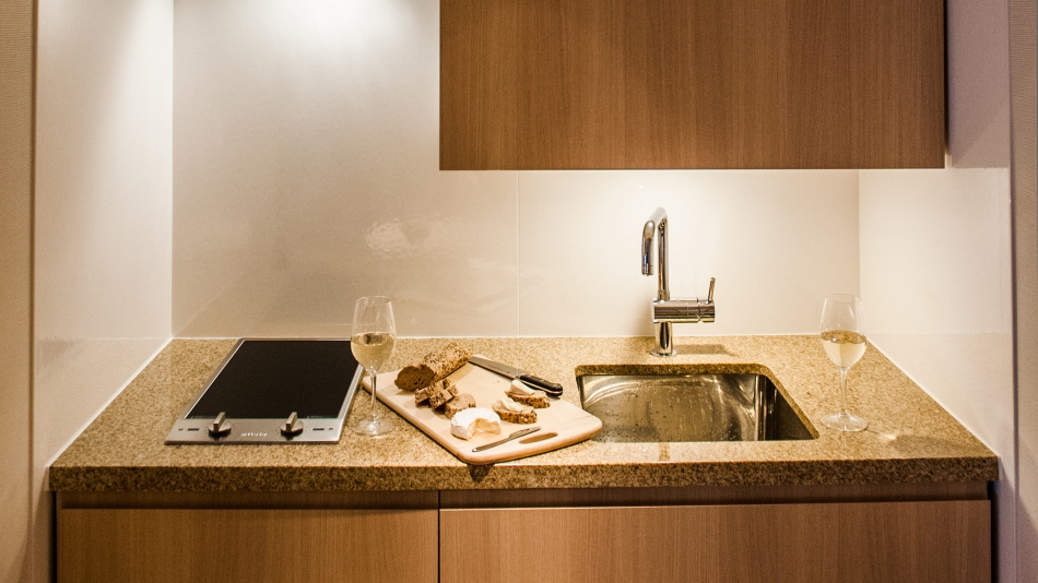 デラックススイート　コートヤードビュー　キッチン