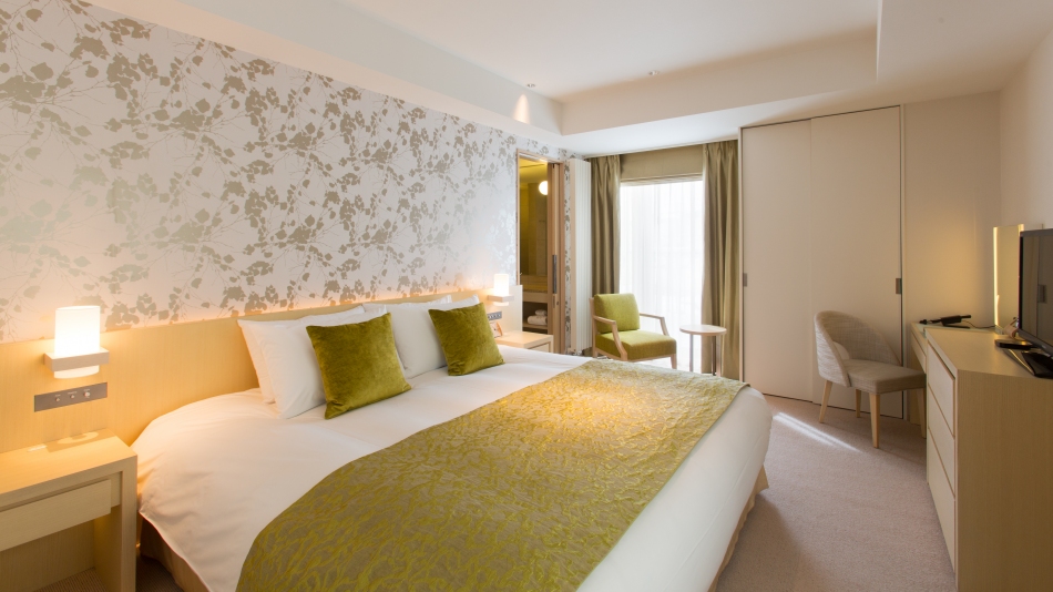 デラックススイート　コートヤードビュー　ベッドルーム