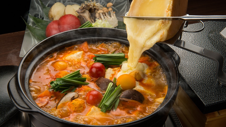 比羅夫坂　トマト＆ラクレットチーズ鍋
